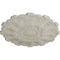 Ekena Millwork Durham Ceiling Medallion (Fits Canopies up to 4 1/4"), 31"OD x 1 1/2"P, Pot of Cream Crackle CM31DUPCC - alternate 4